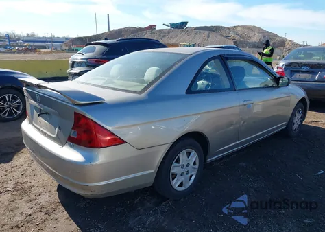 2003 Honda Civic Lx из США, поврежденный, VIN 1HGEM22593L011761